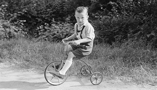 Tricycle pour enfants Foxrider vintage - Descheemaeker